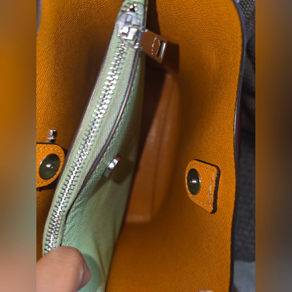 Coach Pink Leather Shoulder Bucket Bag Purse - Picture 7 of 13